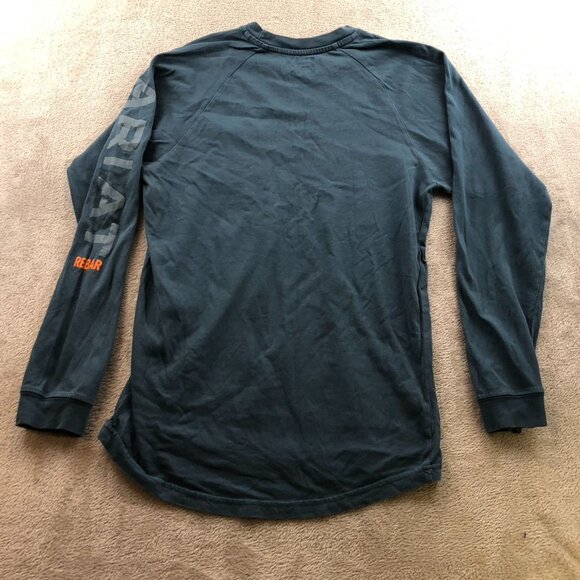 Ariat Mens T-Shirt Small Long Sleeve Pullover Graphic Tee Casual Classic Rebar - Picture 10 of 10